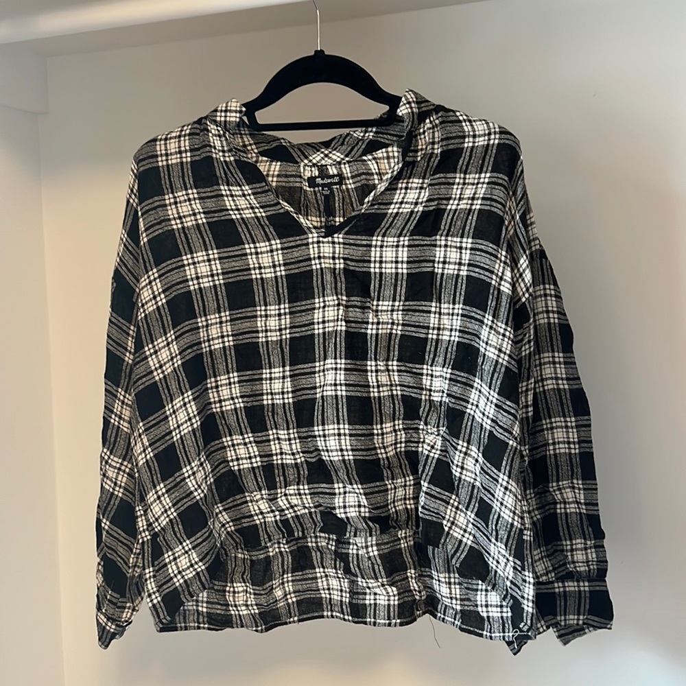 Madewell XS Plaid Shirt